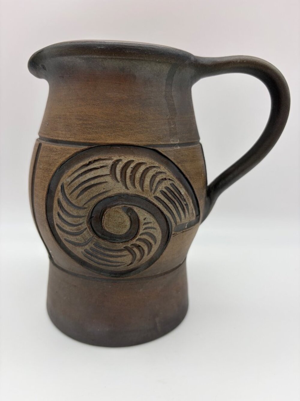 Vintage Frick Keramik Swiss Studio Pottery Pitcher Handarbeit 206-15 Mid Century